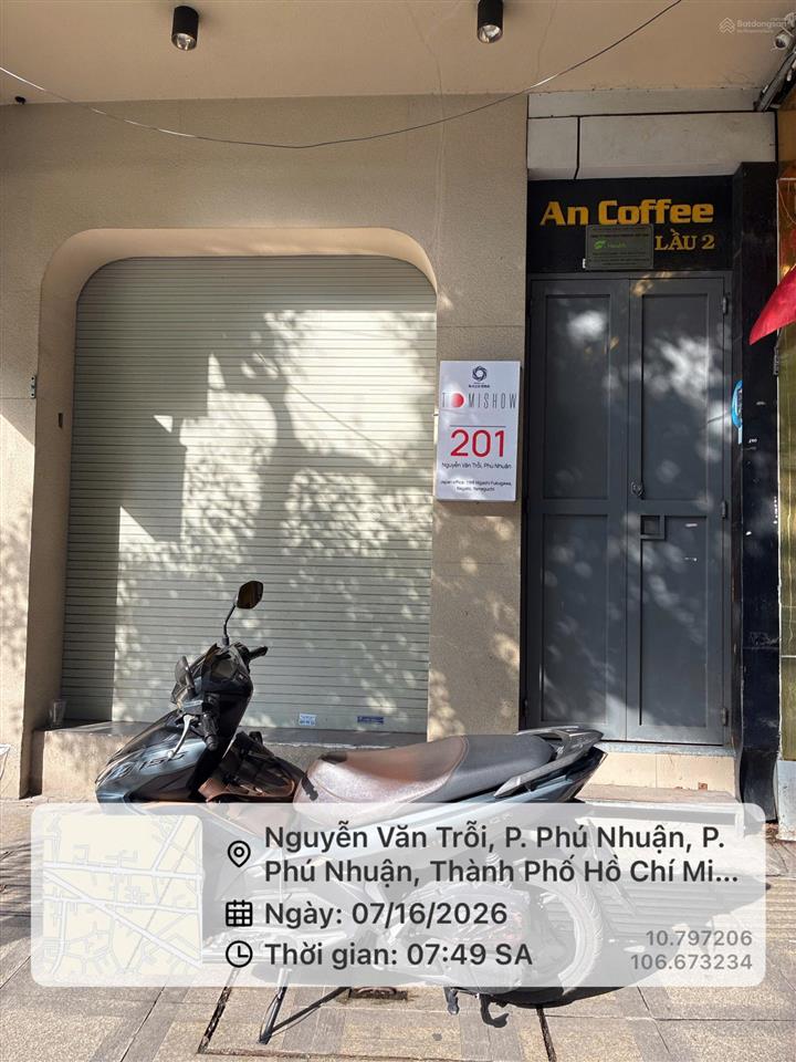 Cho thuê nguyên căn nhà phố mặt tiền nguyễn văn trỗi, 28 triệu/tháng, cách sân bay tsn 800m