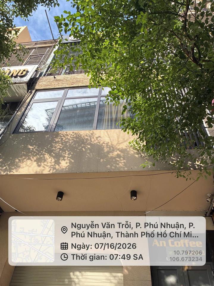 Cho thuê nguyên căn nhà phố mặt tiền nguyễn văn trỗi, 28 triệu/tháng, cách sân bay tsn 800m