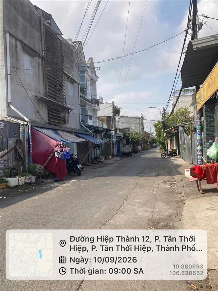 Bán đất mặt tiền đường hiệp thành 12, giá siêu hời 5,5 tỷ, 112m2, pháp lý đầy đủ