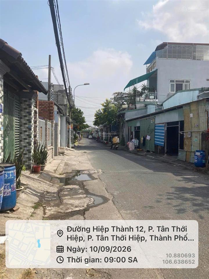 Bán đất mặt tiền đường hiệp thành 12, giá siêu hời 5,5 tỷ, 112m2, pháp lý đầy đủ