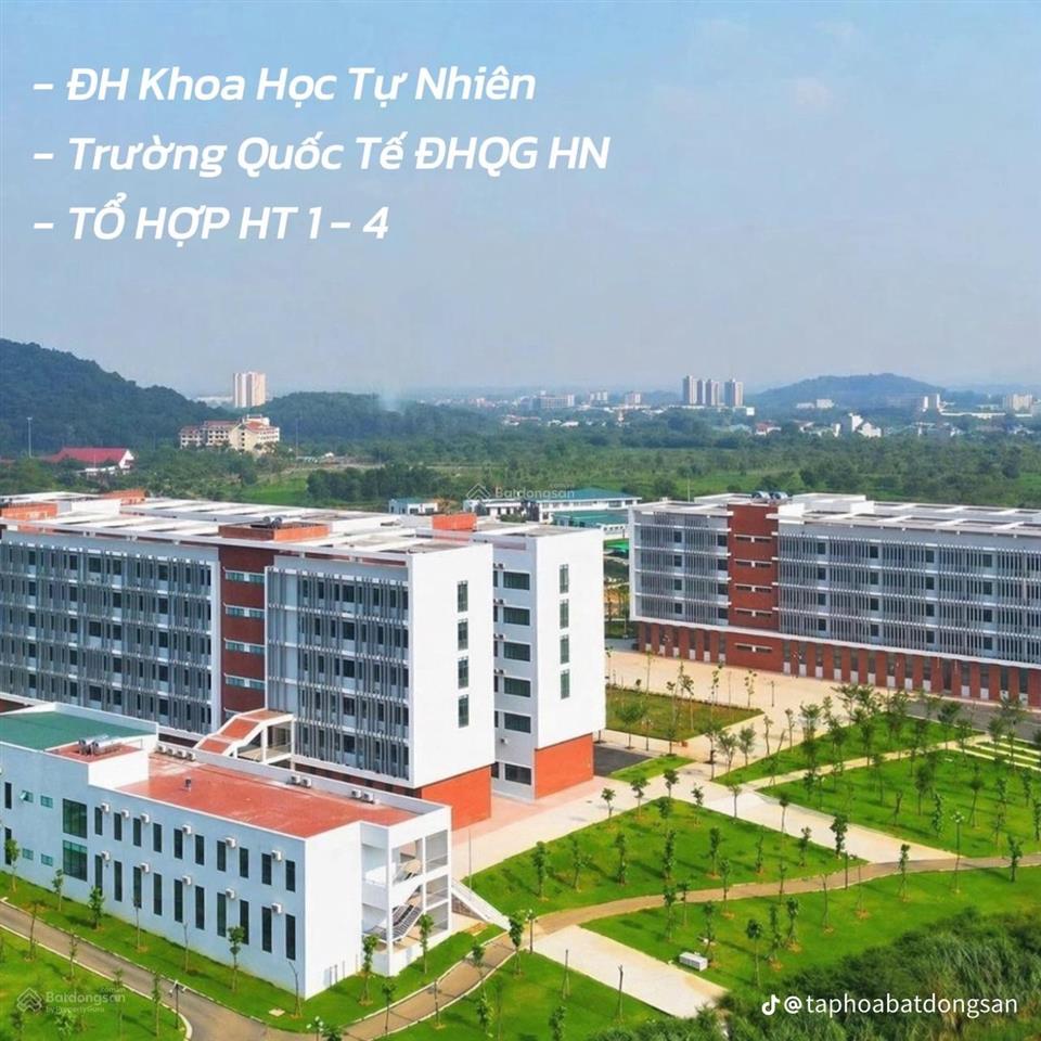 Chỉ loanh quanh 5 tỷ sở hữu ngay đất tđc đại học quốc gia 100m vuông vắn đẹp không tì vết!