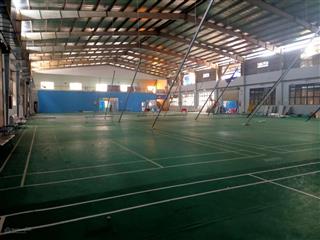 Kho xưởng dt tổng 1500m2  kho 1200m2 + sân 300m2, cont 40f vào, có pccc