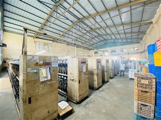 Cho thuê kho xưởng dt 1000m2  75tr/th  đường 12m  tải lớn, cont 40f vào ok