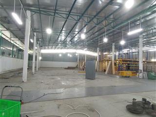 Cho thuê kho 1100m2  đường container 40f vào ok, có hệ thống pccc