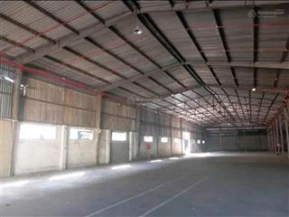 Cho thuê kho xưởng dt 1500m2  70ngh/m2  đường cont 40f  pccc tự động