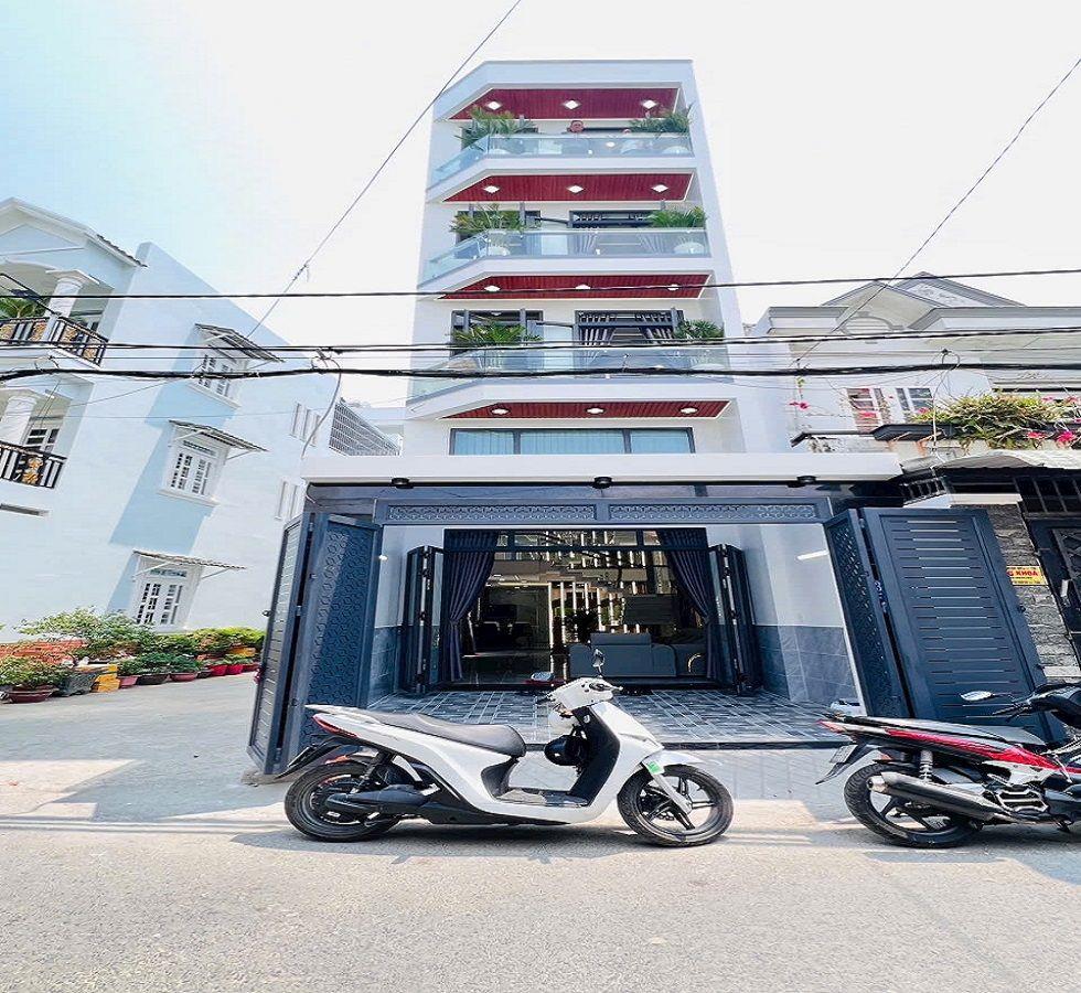 Bán nhà HXH kinh doanh, lô góc không bị lộ giới hông nhà, đường Trần Thị Năm, P.Trung Mỹ Tây, TPHCM, 55m, 5 tầng 