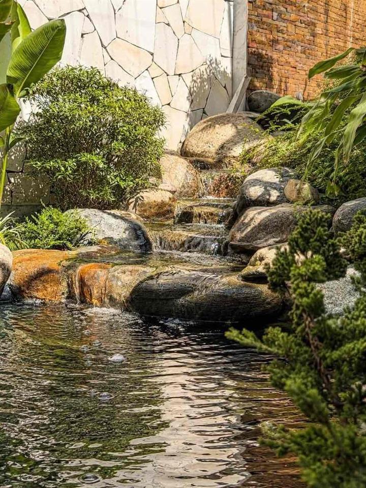 nhà đẹp Nguyễn Phước Nguyên 3 tầng có hồ cá