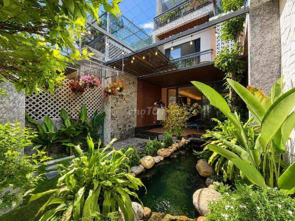 nhà đẹp Nguyễn Phước Nguyên 3 tầng có hồ cá