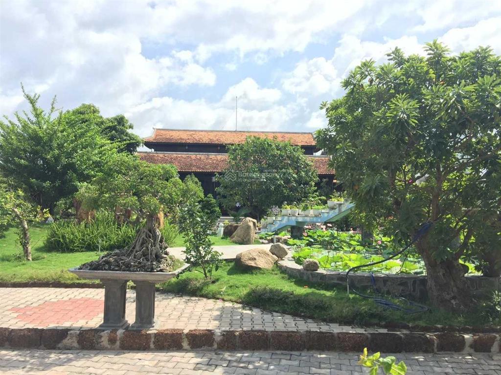 Nhà vườn nhơn trạch sổ hồng có thổ, tổng dt 11,800m2 mặt tiền trục đường lớn