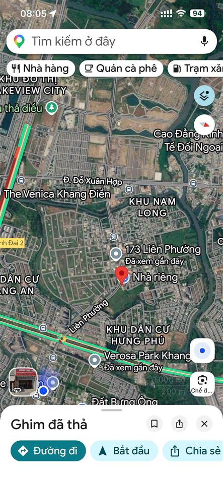 Nhà 4 tầng mặt tiền đường liên phường, giá 28 tỷ.