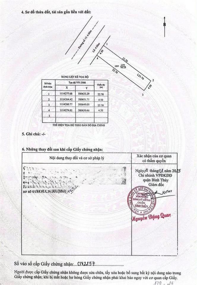 Sổ đã có trong tay 102,2m2 giá 1,85 tỷ một lô stella dành cho người muốn mua thật