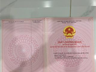 Bán gấp đất nền 111m2 đã có sổ tại phường 2, bảo lộc, lâm đồng ngay khu rừng thông hồ ngọc