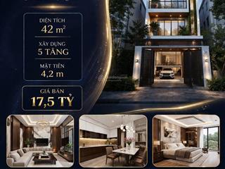 Bán nhà phân lô phố quan nhân diện tích 42m² xây dựng 5 tầng giá bán 17,5 tỷ