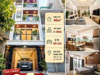 Bán nhà phố nguyễn khánh toàn 40m2 5 tầng ô tô đỗ cửa giá 12,2 tỷ