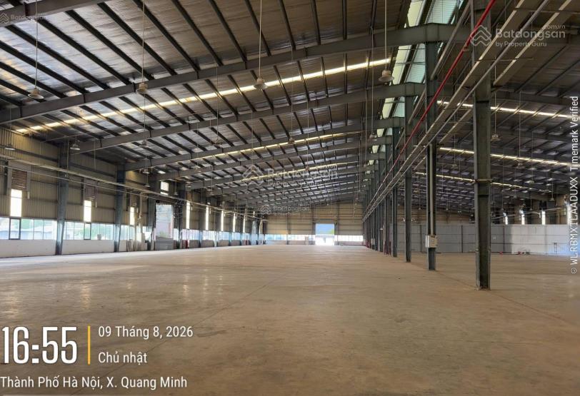 Cho thuê kho, nhà xưởng 2000m2 tại khu công nghiệp quang minh, giá thỏa thuận