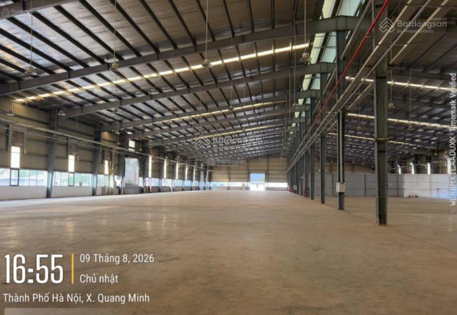 Cho thuê kho xưởng 700m2 kcn quang minh  mê linh  hn