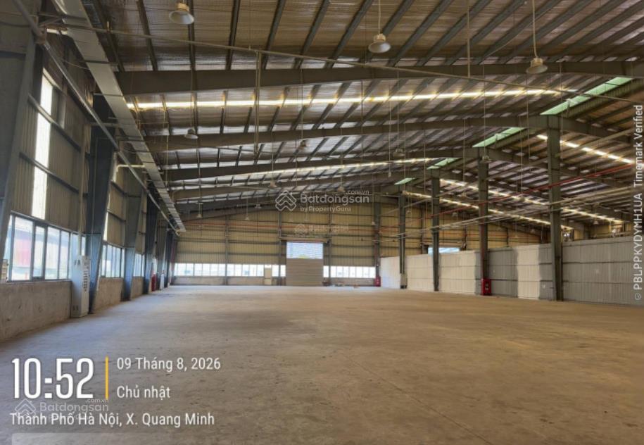Cho thuê kho xưởng 700m2 kcn quang minh  mê linh  hn