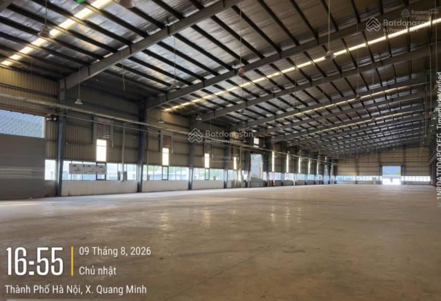 Cho thuê kho xưởng 700m2 kcn quang minh  mê linh  hn