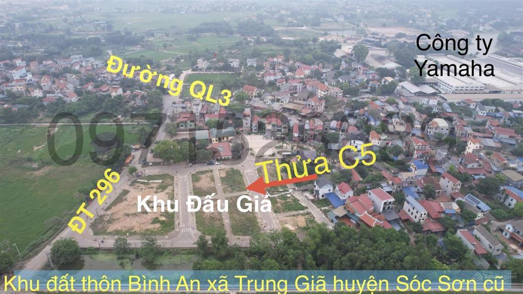 Bán đất đấu giá xã trung giã huyện sóc sơn cũ giá rẻ ngay đường quốc lộ 3
