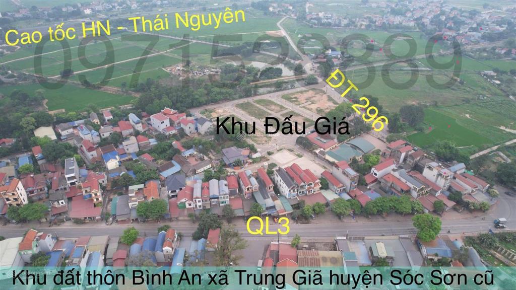 Bán đất đấu giá xã trung giã huyện sóc sơn cũ giá rẻ ngay đường quốc lộ 3