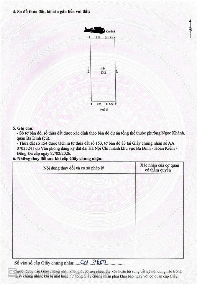 Bán tòa nhà 8 tầng thang máy phố kim mã, 2 mặt ngõ ô tô tránh kinh doanh. 53m2mt4,7m
