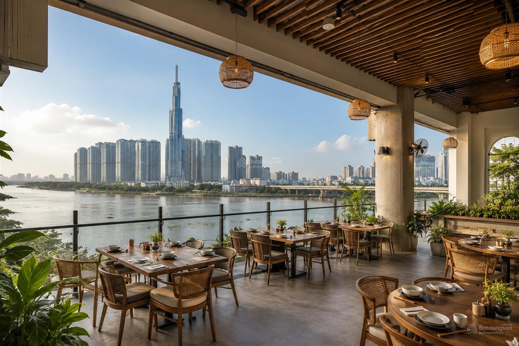 Biệt thự view sông quận 2 kinh doanh nhà hàng cafe, văn phòng. dtsd 450m2 giá siêu tốt