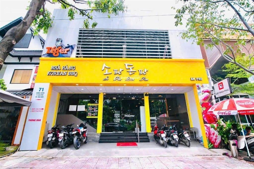 Mặt tiền song hành q2 ngang 10m kinh doanh nhà hàng, showroom