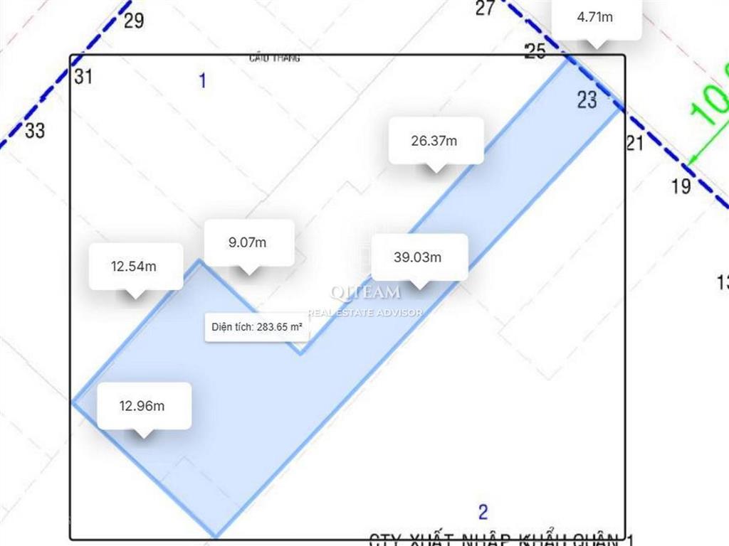 Siêu phẩm mặt tiền 23 đồng khởi quận 1  4.5 x 38m, nở hậu 13m, lửng + lầu giá 260tr/tl