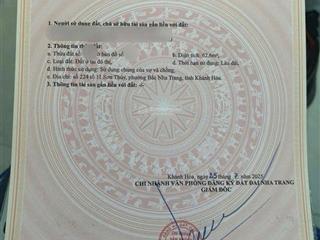 Bán đất kdc chợ sơn thuỷ bắc nha trang ( ph. vĩnh phước cũ)