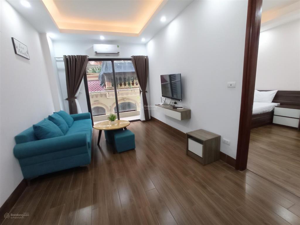 Cho thuê căn hộ sau tòa nhà sông đà, đầy đủ nội thất, máy giặt riêng, ban công rộng, diện tích 45m2