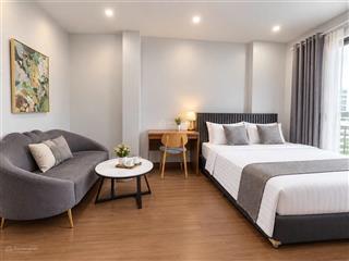 Cho thuê studio 33m2 full đồ, ban công thoáng phố đào tấn  ba đình