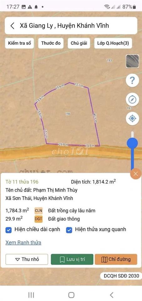 Bán Đất FarmStay cách Nha Trang 30phut - cách Đà Lạt 1 tiếng