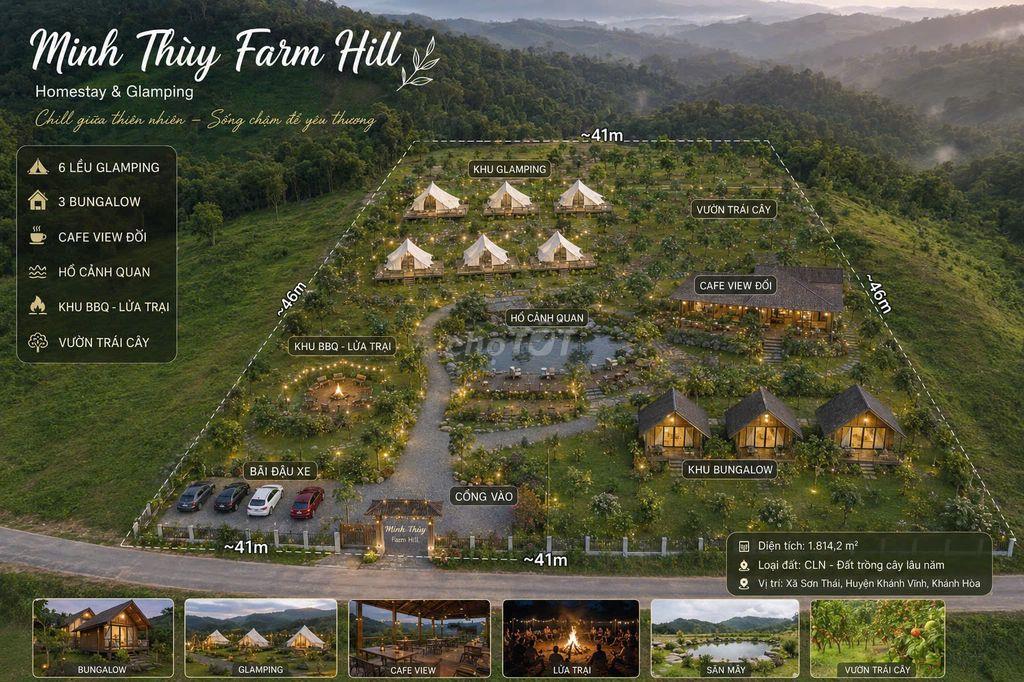 Bán Đất FarmStay cách Nha Trang 30phut - cách Đà Lạt 1 tiếng