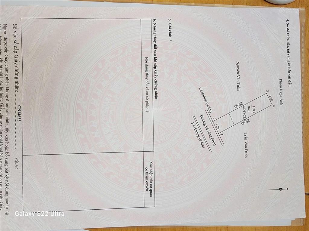 Chỉ 1 căn nhanh tay khách ơi chỉ 2tỷ 090tr định hòa vị trí gần ngã tư trần ngọc lên bv 1500g 400mét