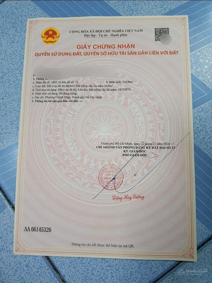 Mặt tiền đx 78 định hòa 7x18 thổ cư 60 rẻ lắm 2 tỷ 5 tặng nhà cấp 4. vị trí đẹp gần bv 1500g