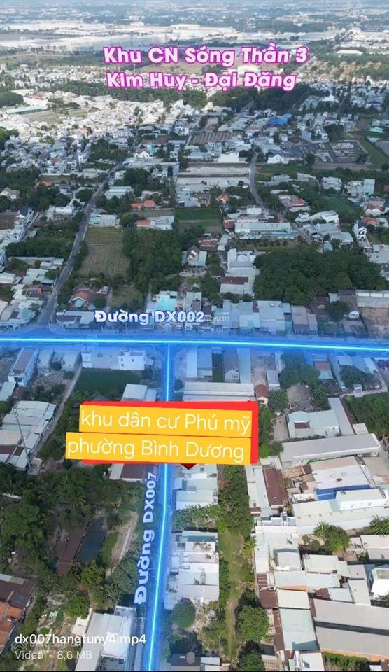 Siêu đẹp 2 mặt tiền 10x44m thổ cư 100m mặt tiền kinh doanh đx007 ngay ngã ba đx002 trường chợ xíu