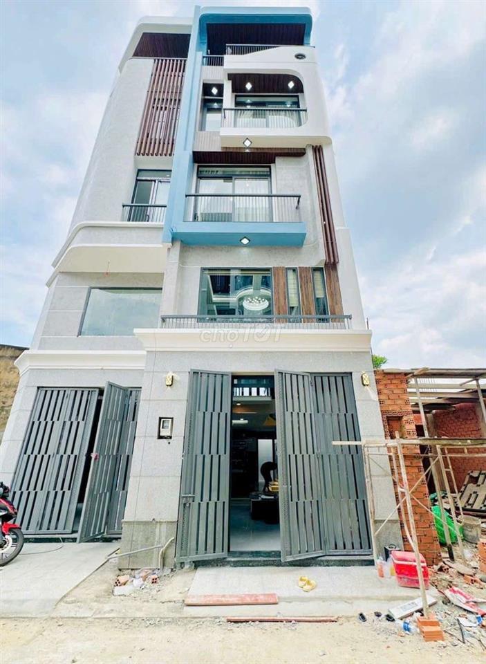 Nhà mới, Full nội thất hẻm 413 Lê Văn Quới: 4mx13m đúc 5 tầng