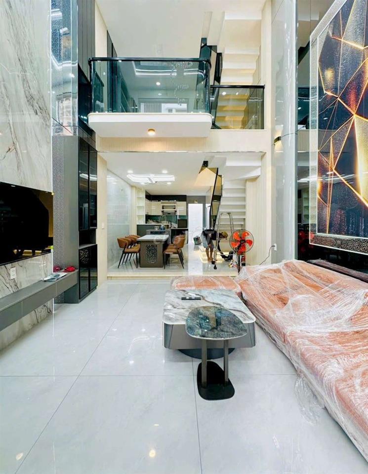 Nhà mới, Full nội thất hẻm 413 Lê Văn Quới: 4mx13m đúc 5 tầng