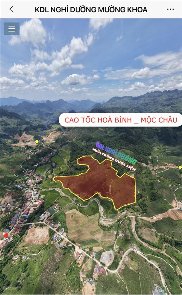 Mở bán dự án khu du lịch nghỉ dưỡng mường khoa vân hồ, sơn la