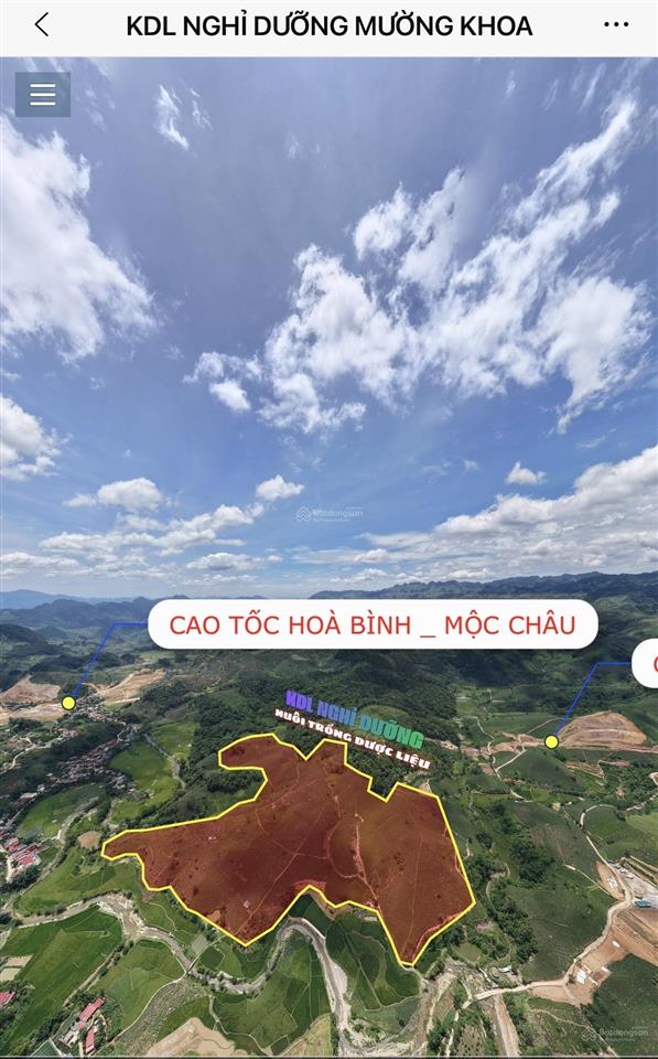 Mở bán dự án khu du lịch nghỉ dưỡng mường khoa vân hồ, sơn la