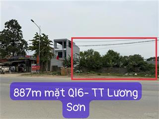 Cc bán 887m mặt đường ql6 gần kcn lương sơn hoà bình để sang nước ngoài