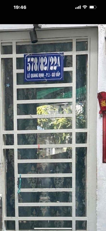 nhà hẻm xe hơi le q đinh , 1 trệt ,1 lầu ,2 phòng ngủ , 2 tolet