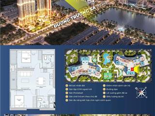 Bán căn hộ hoa hậu tại đường cổ loa, view hồ trung tâm và cầu tứ liên, 46.5m2, giá rẻ nhất toà