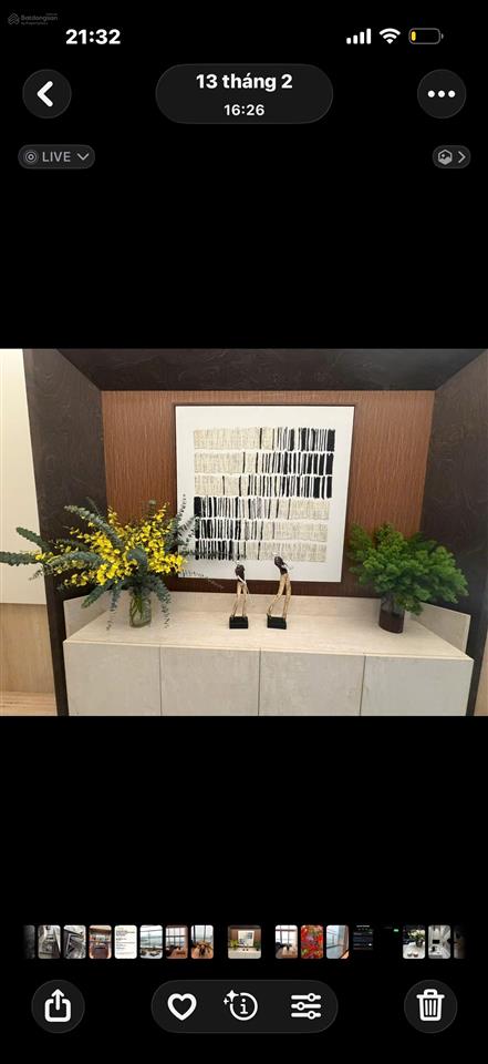 Cho thuê duplex 2 tầng, full nội thất cao cấp tòa heritage west lake view trực diện hồ tây