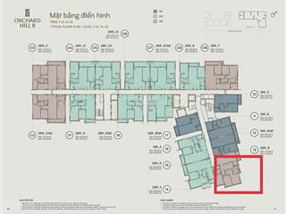 Bán căn hộ 3pn orchard hill tầng cao view hùng vương giá 5 tỷ 7 all in bàn giao quý iv/2026