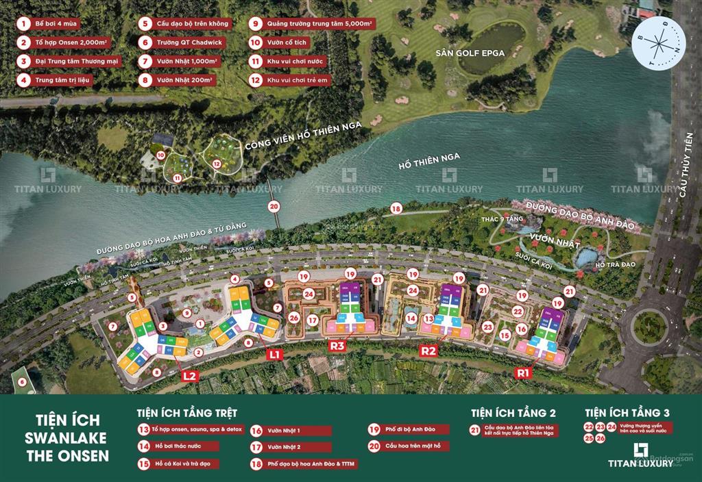 Bán trong tháng 3pn onsen view sân golf 9 tỷ (98m)