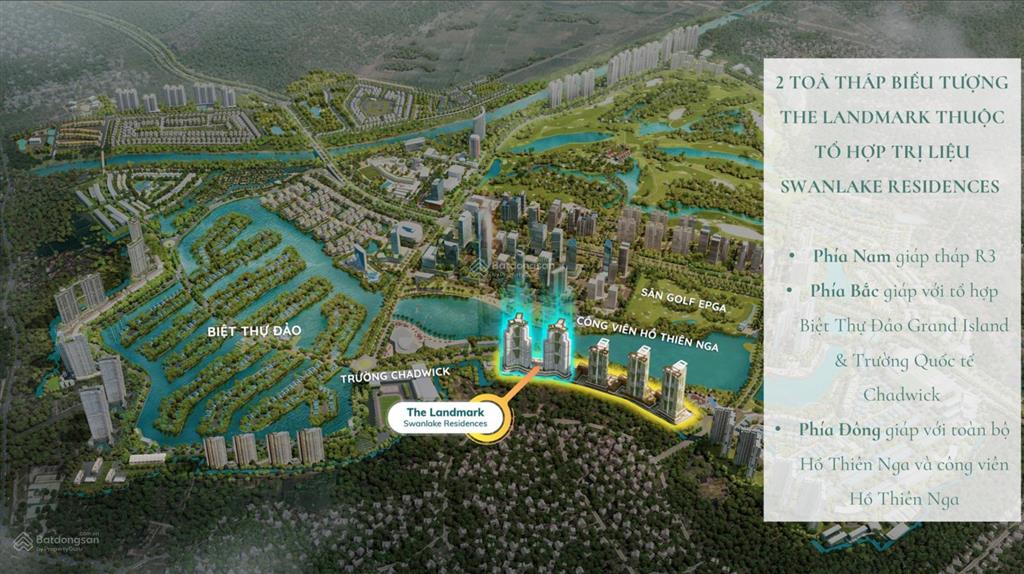 Bán trong tháng, hiếm có 2pn landmark 74m 6,2 tỷ bao phí ( view hồ )