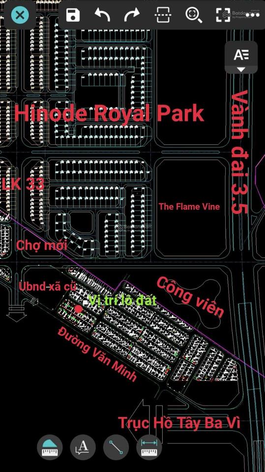 130,5m2 đất dv 16,32ha hoài đức hn cạnh 2 trường tiểu học vs thcs đô thị hinode royal park 14xtr/m2