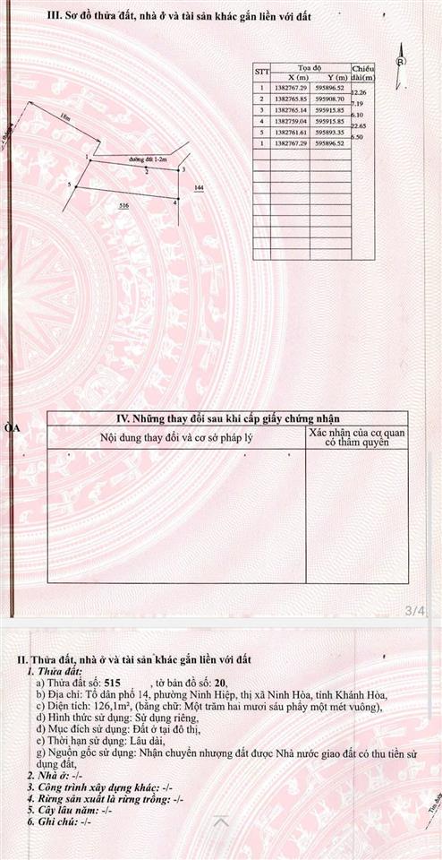 Mặt tiền đường 2/4  giá tốt nhất trong khu vực