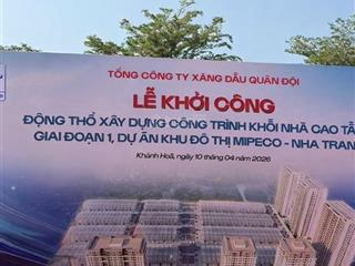 Bán cặp đất nền đường số 2  đối diện trung tâm thương mại kđt mipeco nha trang